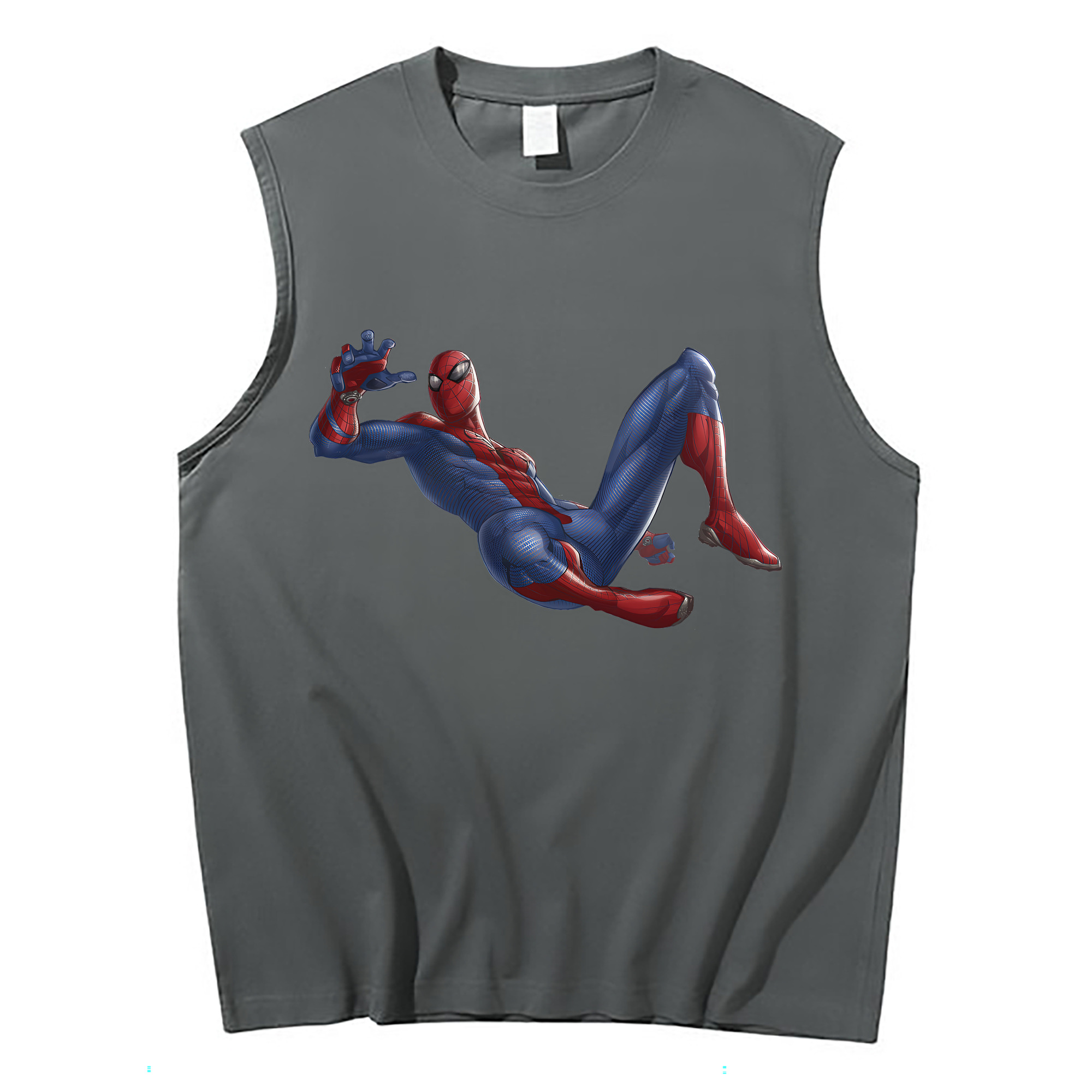 Spider Man スパイダーマン コットン100％タンクトップ（フロントプリント）